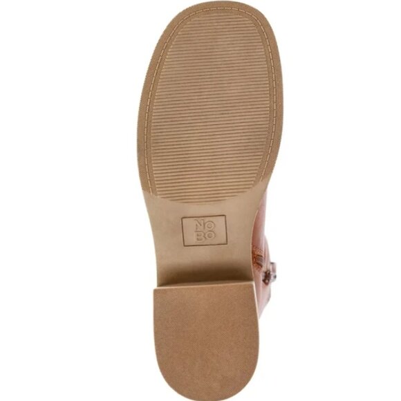 No Boundaries Women's Tall Riding Boot Chestnut, Size 7.5 Wide Width - Picture 5 of 5